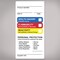 Avery; Avery HMIS Secondary Container Labels, Waterproof, Chemical Resistant, Preprinted, Handwrite-Only, 4" x 2", 50 HMIS Labels; Category:Labels; Image:2